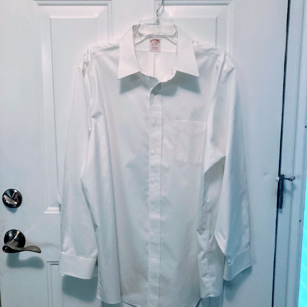 Men's Brooks Brothers White Dress Shirt